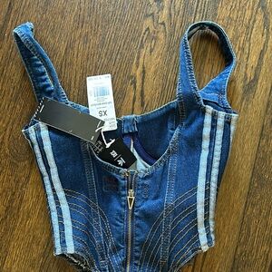IVP Denim Bodysuit size XS new with tags
